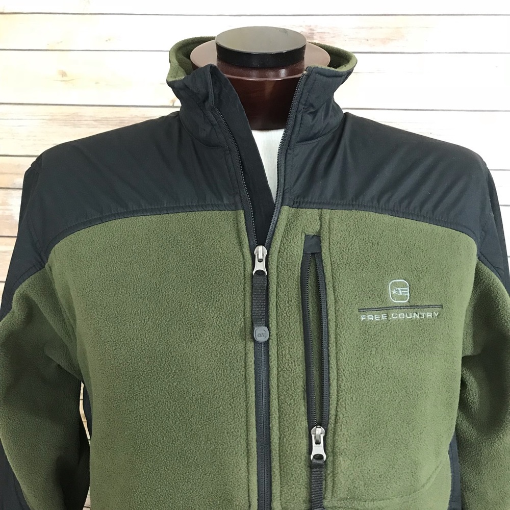 Free Country jacket full zip fleece pockets - Picture 6 of 7